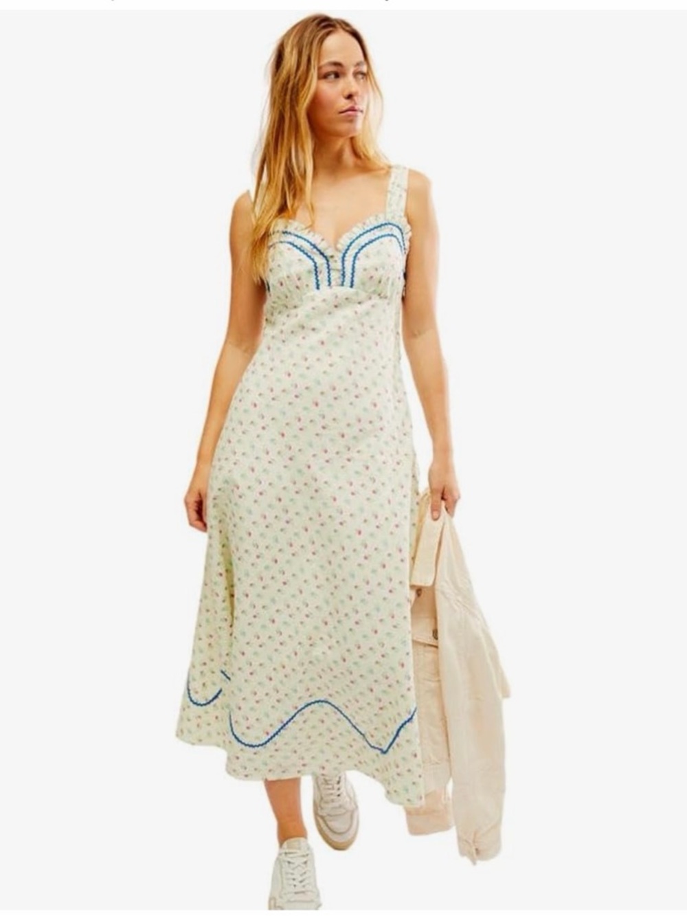 Free People Sweet Hearts Midi Dress